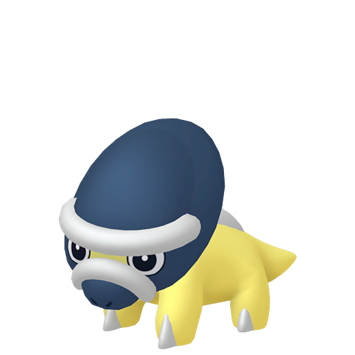 Shieldon — duży render postaci w wariancie shiny