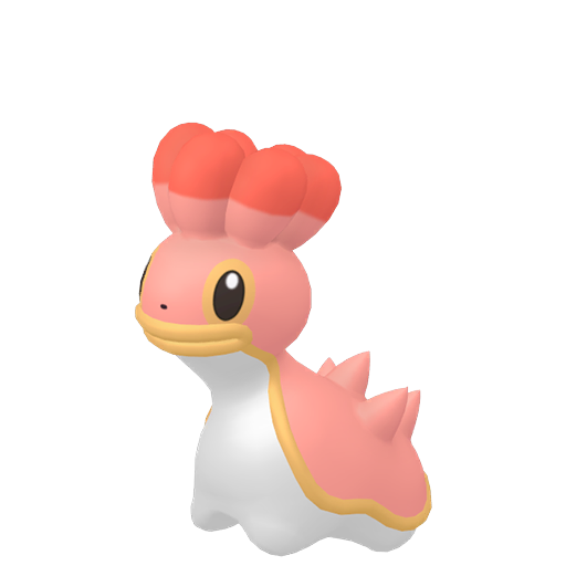 Shellos — duży render postaci w wariancie shiny