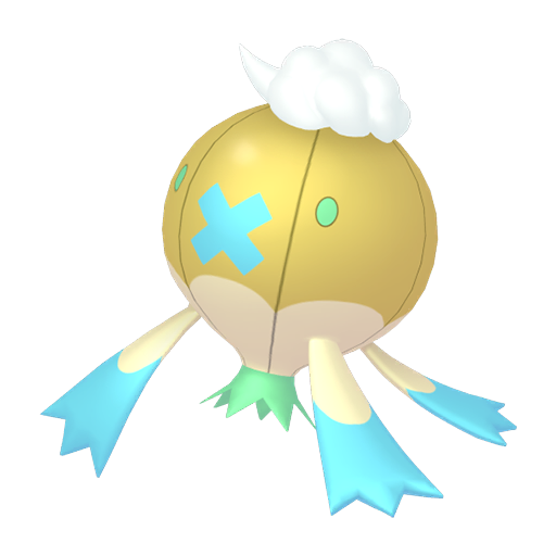 Drifblim — duży render postaci w wariancie shiny