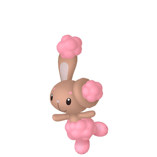 Buneary — duży render postaci w wariancie shiny
