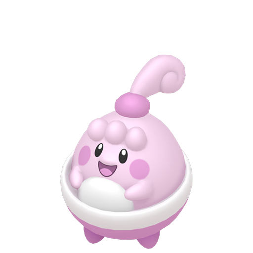 Happiny — duży render postaci w wariancie shiny