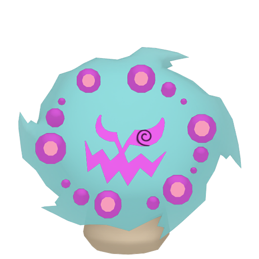 Spiritomb — duży render postaci w wariancie shiny