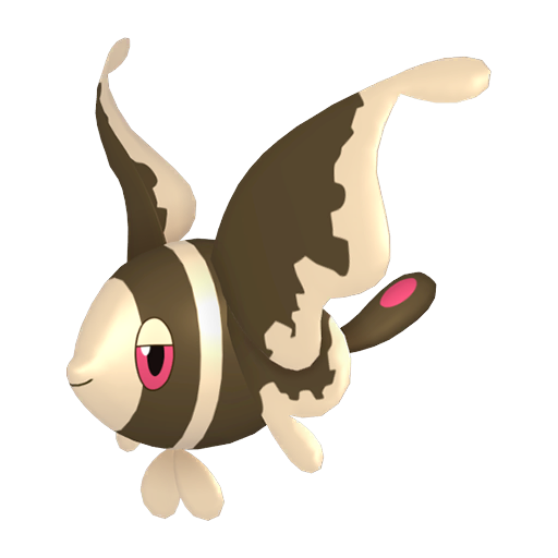 Lumineon — duży render postaci w wariancie shiny
