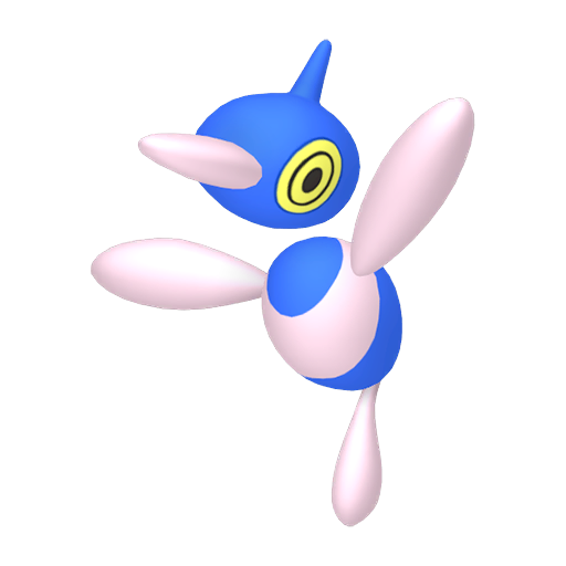 Porygon-Z — duży render postaci w wariancie shiny