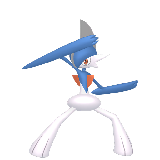 Gallade — duży render postaci w wariancie shiny