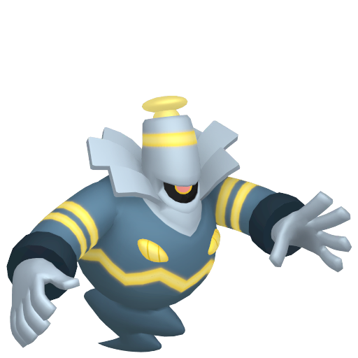 Dusknoir — duży render postaci w wariancie shiny