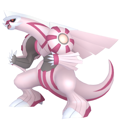 Palkia — duży render postaci w wariancie shiny