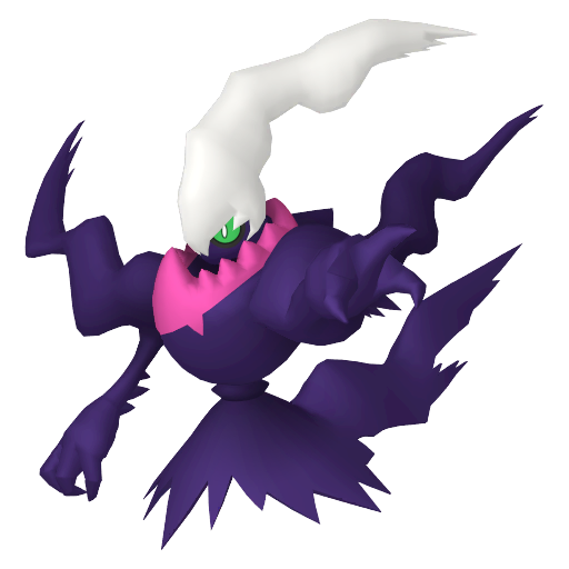 Darkrai — duży render postaci w wariancie shiny