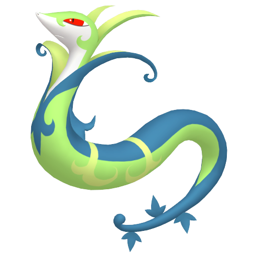Serperior — duży render postaci w wariancie shiny