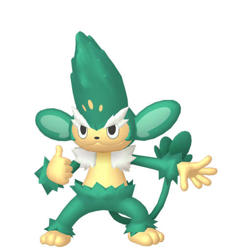 Simisage — duży render postaci w wariancie shiny