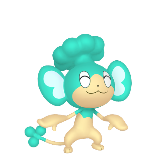 Panpour — duży render postaci w wariancie shiny