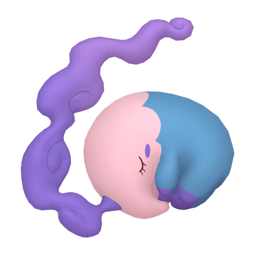Musharna — duży render postaci w wariancie shiny