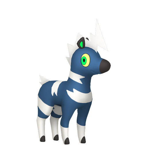 Blitzle — duży render postaci w wariancie shiny