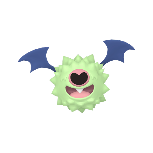 Woobat — duży render postaci w wariancie shiny