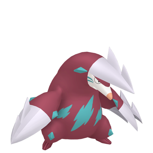 Excadrill — duży render postaci w wariancie shiny