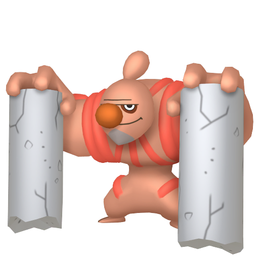 Conkeldurr — duży render postaci w wariancie shiny