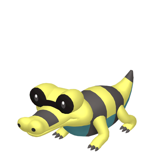 Sandile — duży render postaci w wariancie shiny