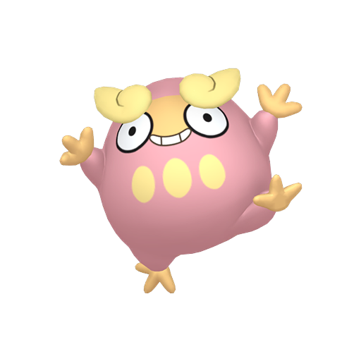 Darumaka — duży render postaci w wariancie shiny