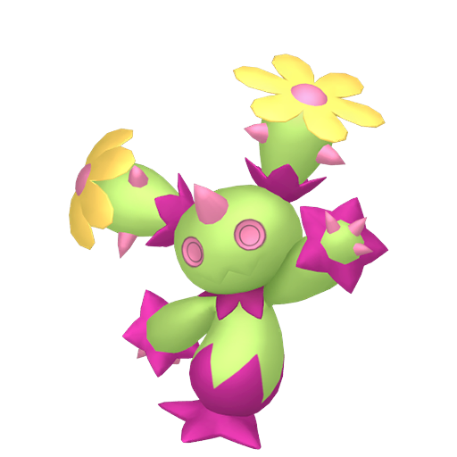 Maractus — duży render postaci w wariancie shiny