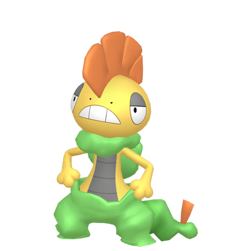Scrafty — duży render postaci w wariancie shiny