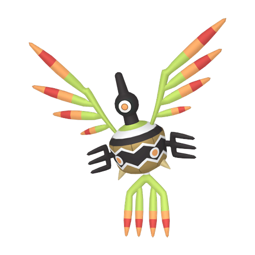 Sigilyph — duży render postaci w wariancie shiny