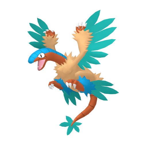 Archeops — duży render postaci w wariancie shiny