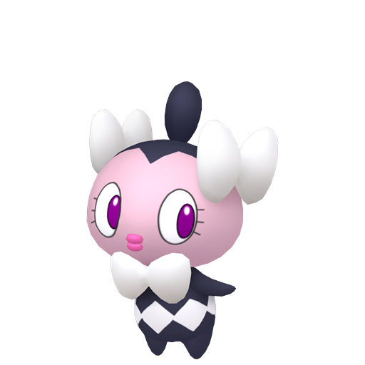 Gothita — duży render postaci w wariancie shiny