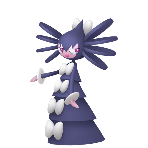 Gothitelle — duży render postaci w wariancie shiny