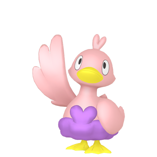 Ducklett — duży render postaci w wariancie shiny