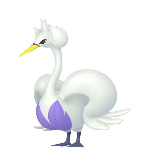Swanna — duży render postaci w wariancie shiny