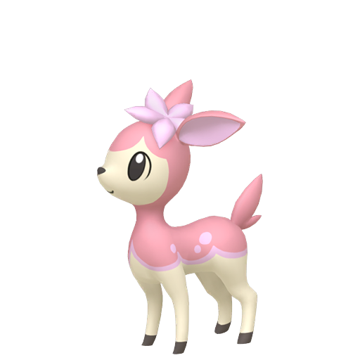 Deerling — duży render postaci w wariancie shiny