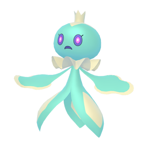 Frillish — duży render postaci w wariancie shiny