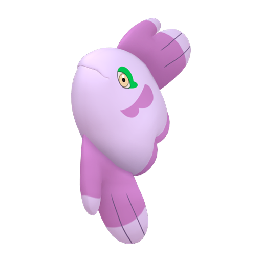 Alomomola — duży render postaci w wariancie shiny