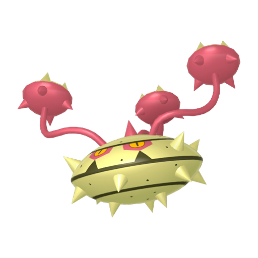 Ferrothorn — duży render postaci w wariancie shiny