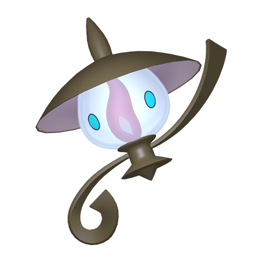 Lampent — duży render postaci w wariancie shiny