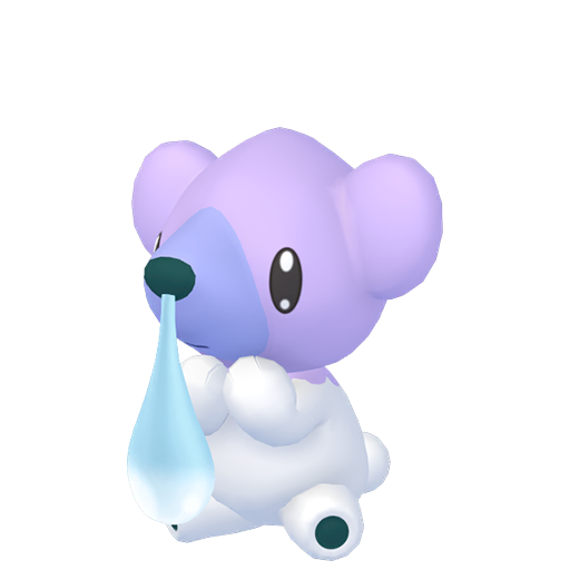 Cubchoo — duży render postaci w wariancie shiny