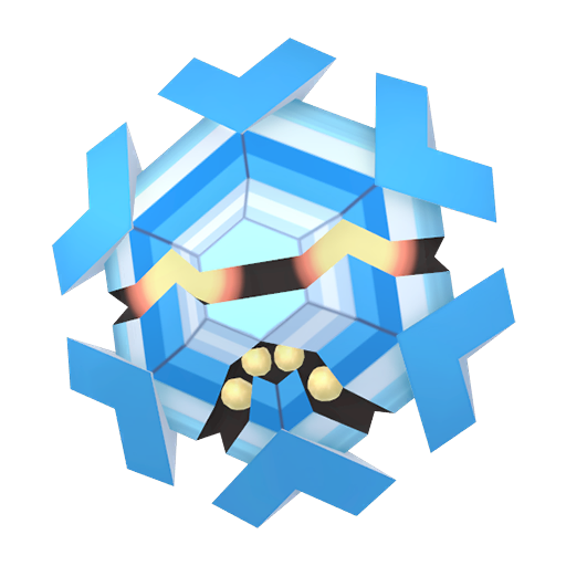 Cryogonal — duży render postaci w wariancie shiny