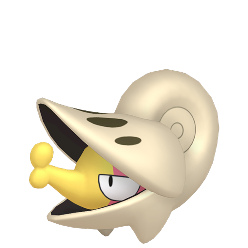 Shelmet — duży render postaci w wariancie shiny