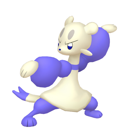 Mienfoo — duży render postaci w wariancie shiny