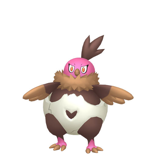 Vullaby — duży render postaci w wariancie shiny