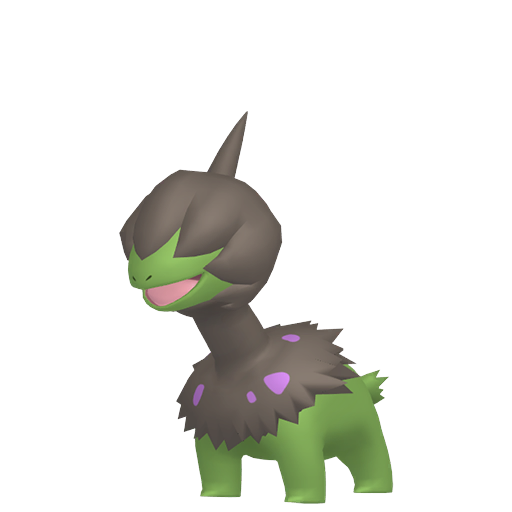 Deino — duży render postaci w wariancie shiny