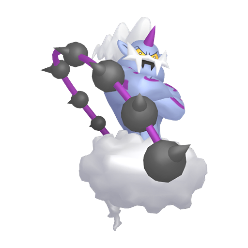 Thundurus — duży render postaci w wariancie shiny