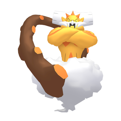 Landorus — duży render postaci w wariancie shiny