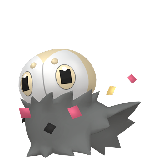 Spewpa — duży render postaci w wariancie shiny