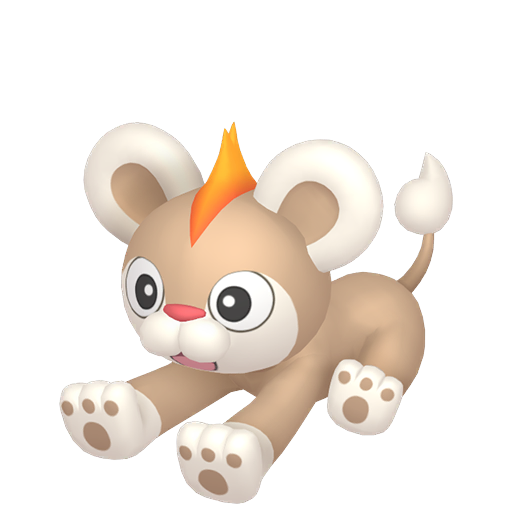 Litleo — duży render postaci w wariancie shiny