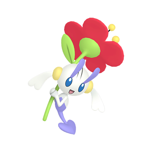 Floette — duży render postaci w wariancie shiny