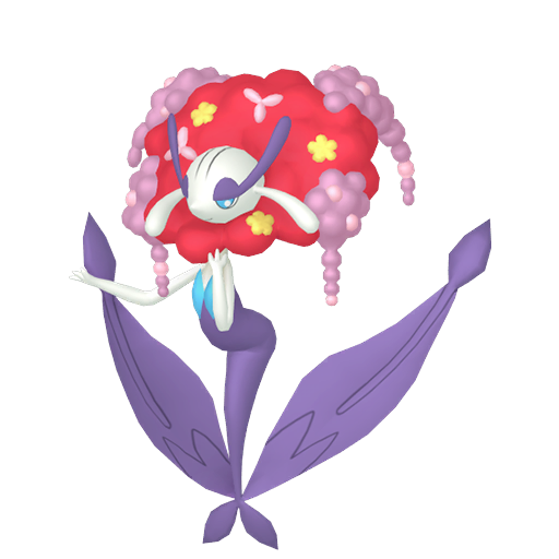 Florges — duży render postaci w wariancie shiny