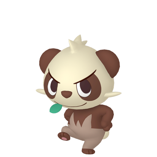 Pancham — duży render postaci w wariancie shiny