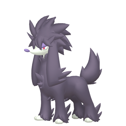 Furfrou — duży render postaci w wariancie shiny