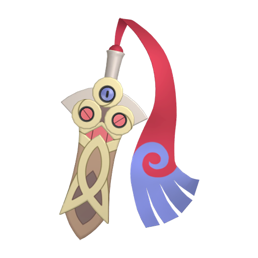 Honedge — duży render postaci w wariancie shiny